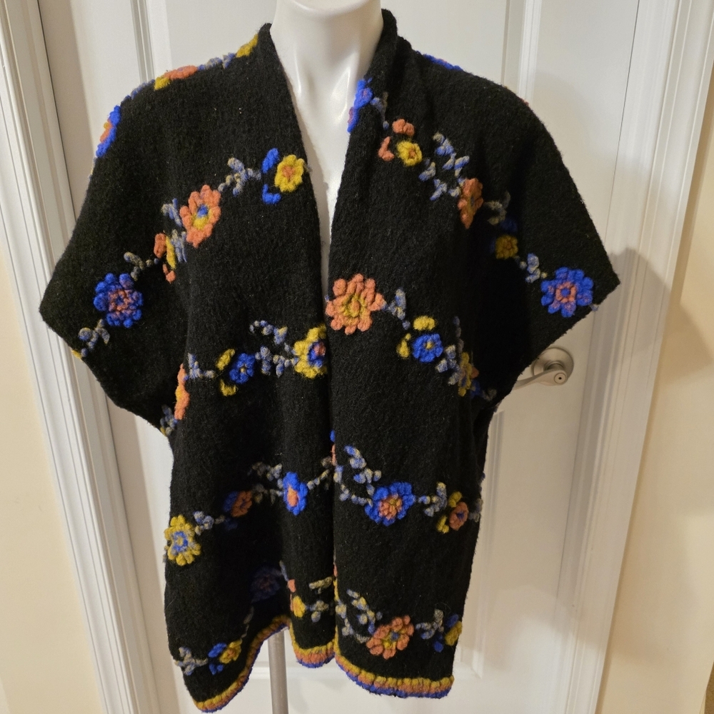 Iperico Italy Wool Poncho